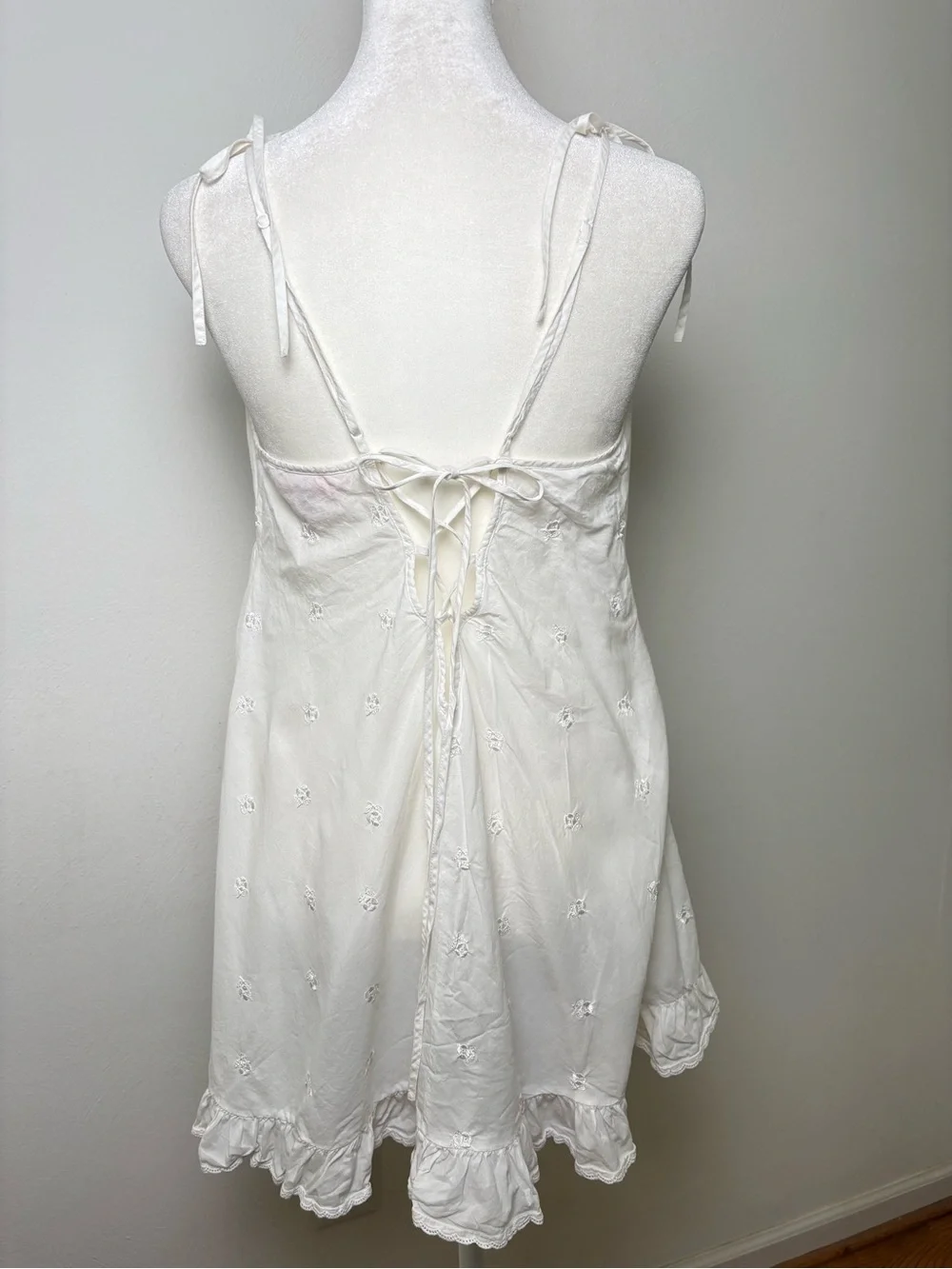 Victoria’s Secret vintage babydoll chemise teddy top dress cottage prairie